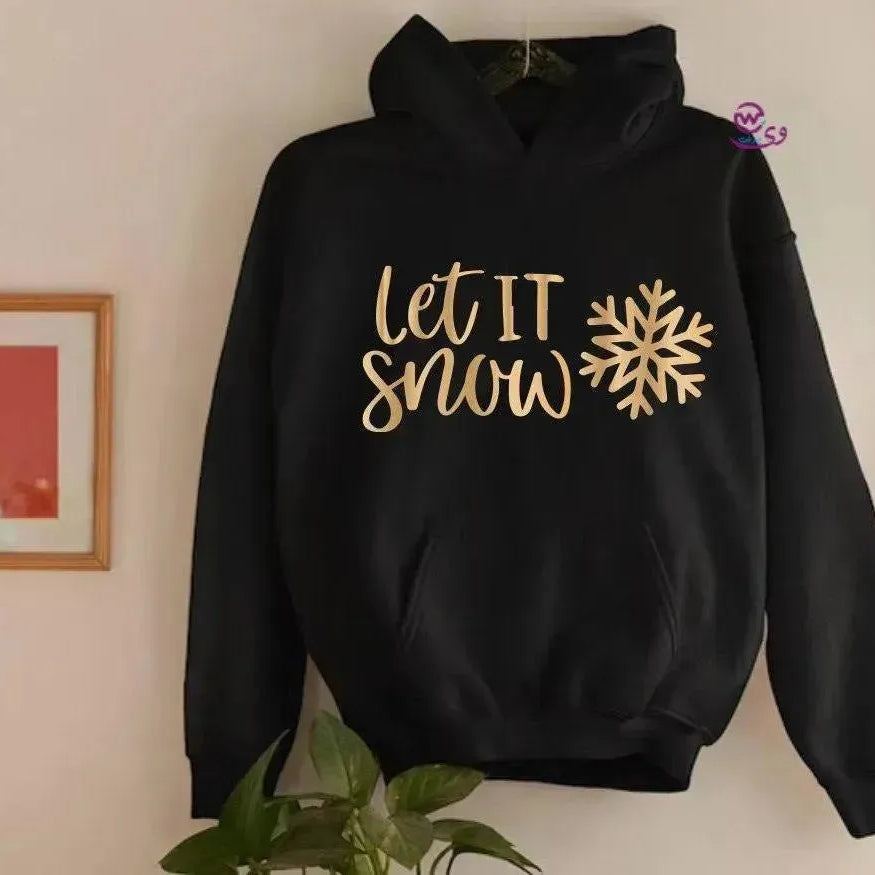 Adult Hoodies - Christmas -Gold printing - WE PRINT