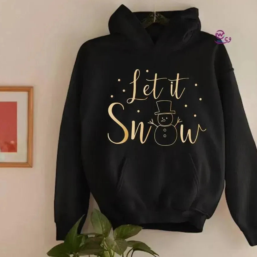 Adult Hoodies - Christmas -Gold printing - WE PRINT