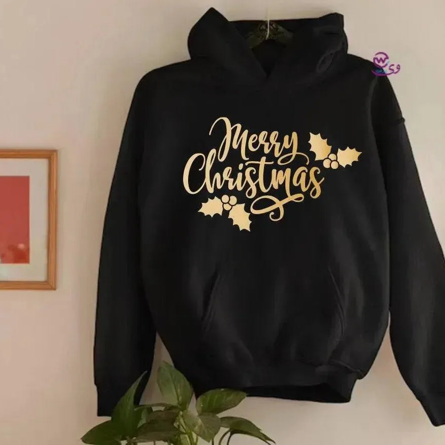 Adult Hoodies - Christmas -Gold printing - WE PRINT