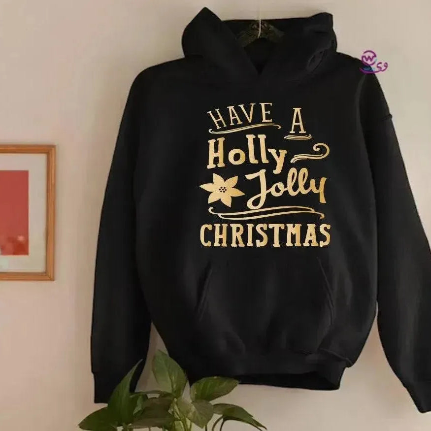 Adult Hoodies - Christmas -Gold printing - WE PRINT