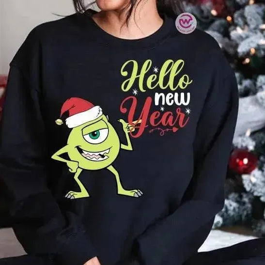 Adult Hoodies - Christmas - Monster INC. - WE PRINT