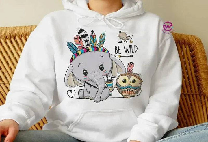 Adult Hoodies - Elephant - WE PRINT