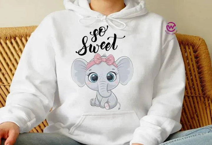 Adult Hoodies - Elephant - WE PRINT