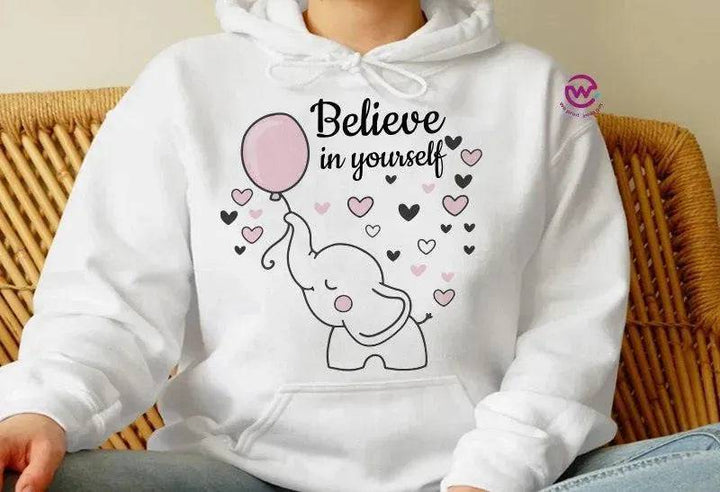 Adult Hoodies - Elephant - WE PRINT