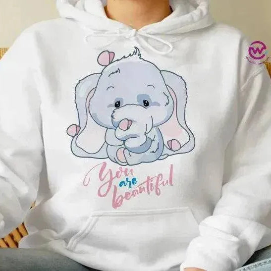 Adult Hoodies - Elephant - WE PRINT