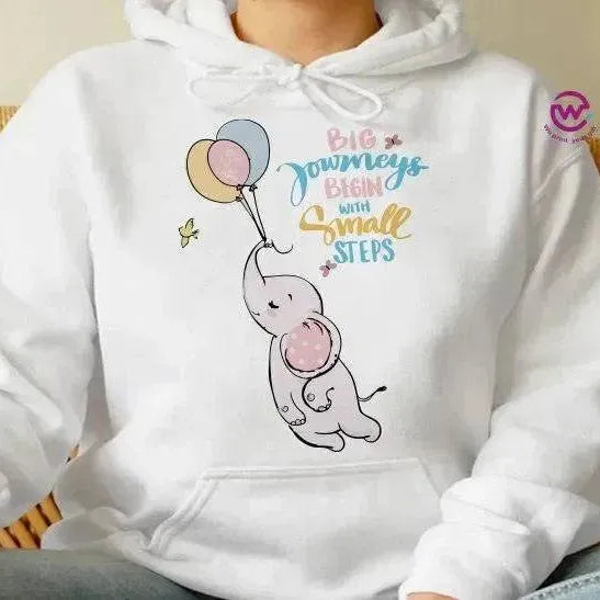 Adult Hoodies - Elephant - WE PRINT
