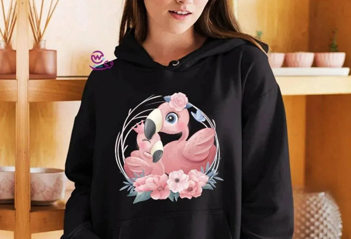 Adult Hoodies FLAMINGO-A - WE PRINT