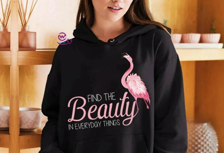 Adult Hoodies FLAMINGO-A - WE PRINT