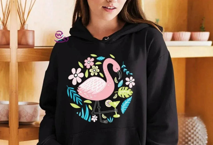 Adult Hoodies FLAMINGO-A - WE PRINT