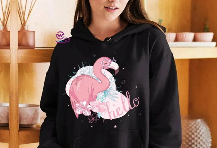 Adult Hoodies FLAMINGO-A - WE PRINT