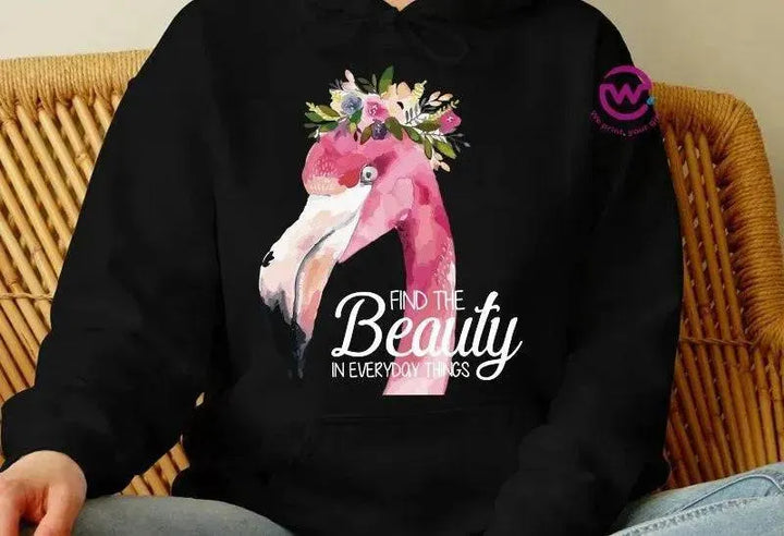 Adult Hoodies -FLAMINGO-B - WE PRINT