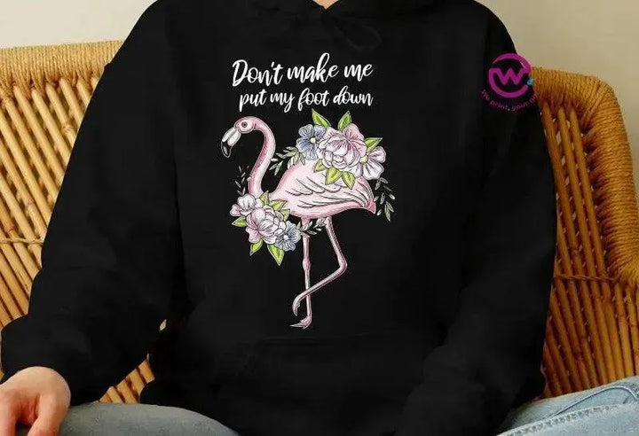 Adult Hoodies -FLAMINGO-B - WE PRINT