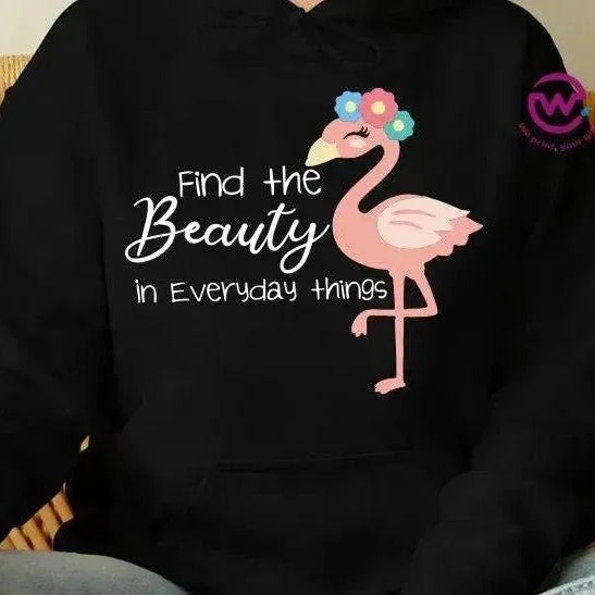 Adult Hoodies -FLAMINGO-B - WE PRINT