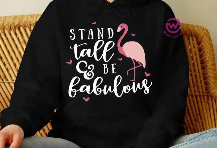 Adult Hoodies -FLAMINGO-B - WE PRINT