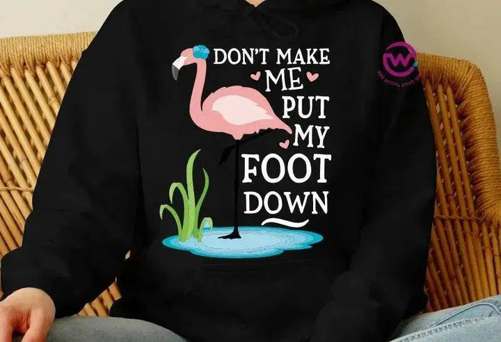 Adult Hoodies -FLAMINGO-B - WE PRINT