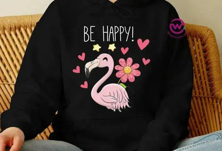 Adult Hoodies -FLAMINGO-B - WE PRINT