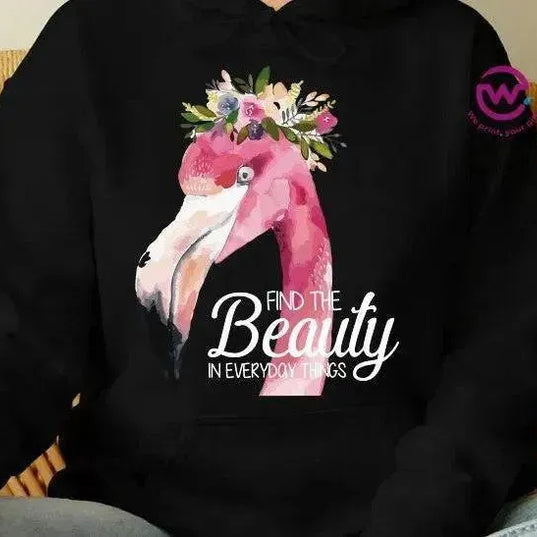 Adult Hoodies -FLAMINGO-B - WE PRINT