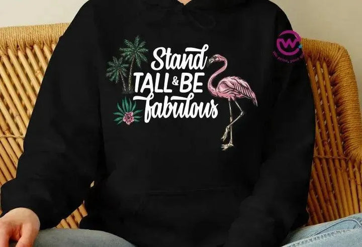 Adult Hoodies -FLAMINGO-C - WE PRINT