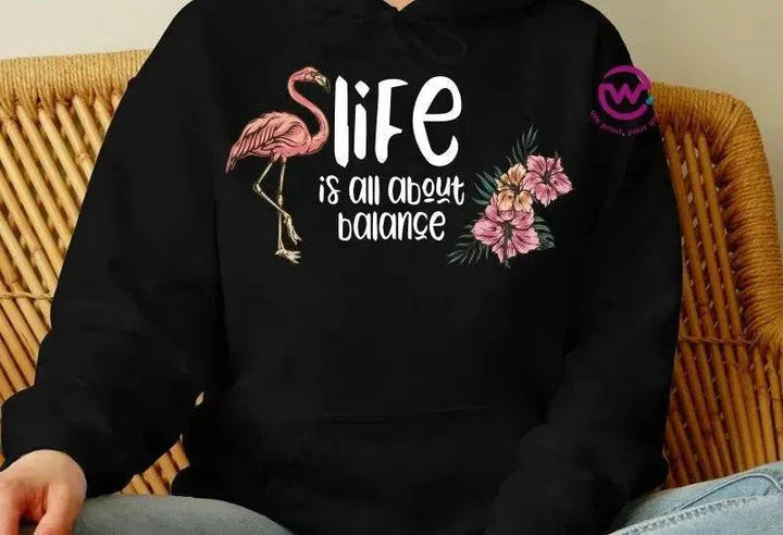 Adult Hoodies -FLAMINGO-C - WE PRINT