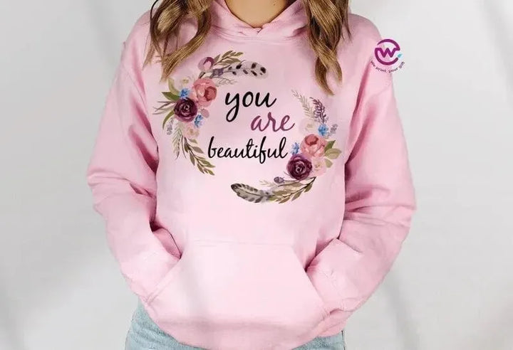 Adult Hoodies - Motivational Designs - WE PRINT