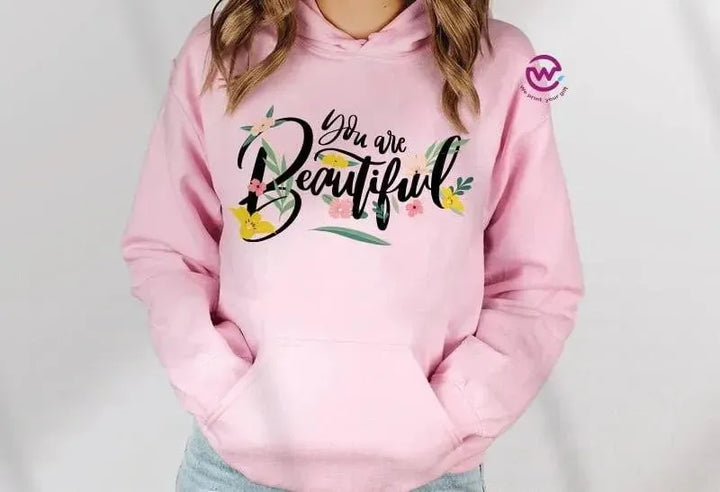 Adult Hoodies - Motivational Designs - WE PRINT