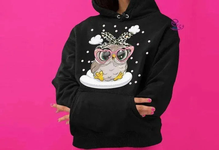 Adult Hoodies - owl - WE PRINT