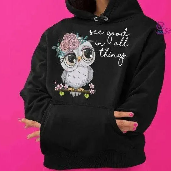 Adult Hoodies - owl - WE PRINT