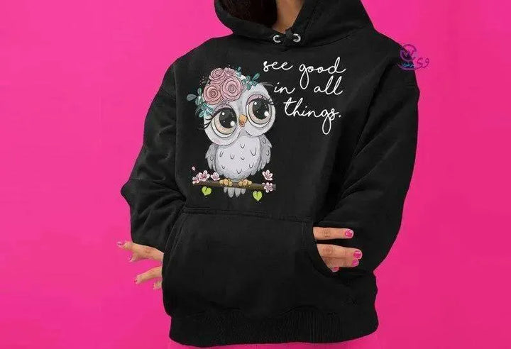 Adult Hoodies - owl - WE PRINT