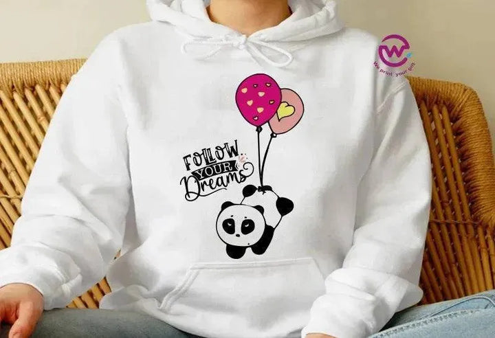 Adult Hoodies -Panda-B - WE PRINT