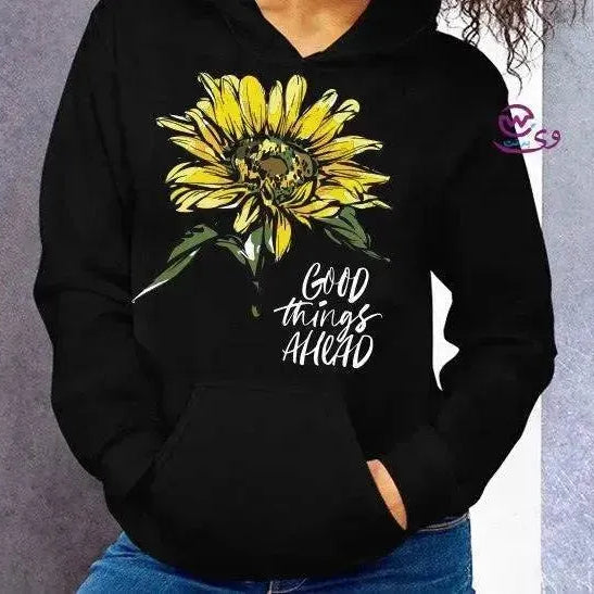 Adult Hoodies -Sunflower - WE PRINT