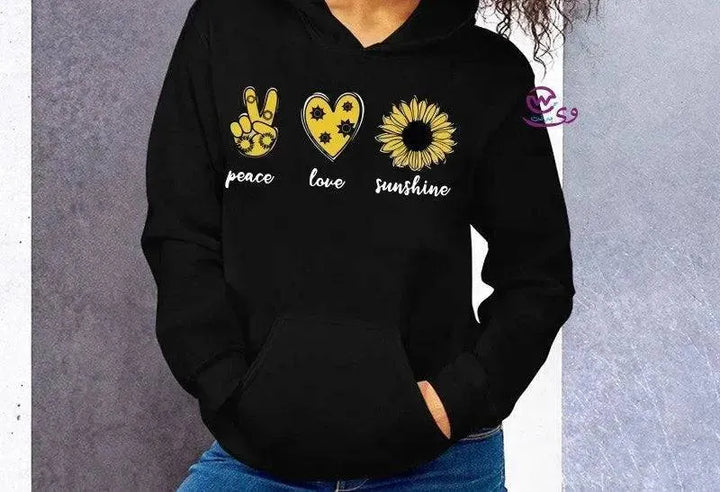 Adult Hoodies -Sunflower - WE PRINT