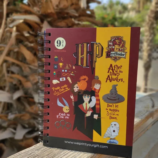 Agenda -( 75 papers -150 pages ) -Harry Potter - WE PRINT