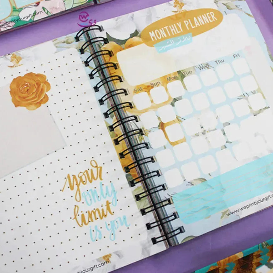 Agenda - ( 91 Papers -182 pages ) -Blooming flowers - WE PRINT