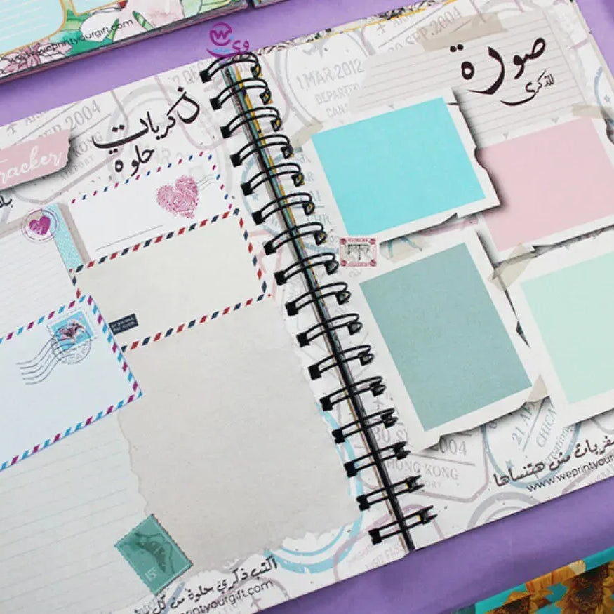 Agenda - ( 91 Papers -182 pages ) -Blooming flowers - WE PRINT