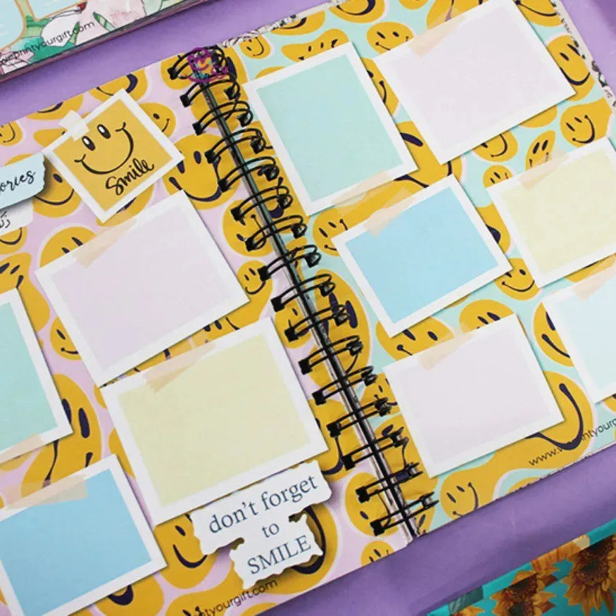 Agenda - ( 91 Papers -182 pages ) -Blooming flowers - WE PRINT