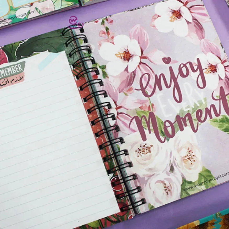 Agenda - ( 91 Papers -182 pages ) -Blooming flowers - WE PRINT