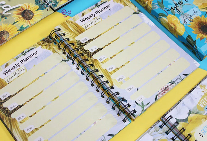 Agenda - ( 91 Papers -182 pages ) -Sunflowers - WE PRINT