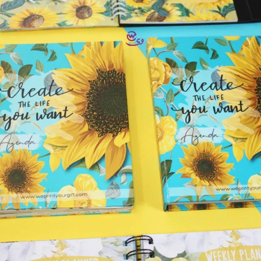 Agenda - ( 91 Papers -182 pages ) -Sunflowers - WE PRINT