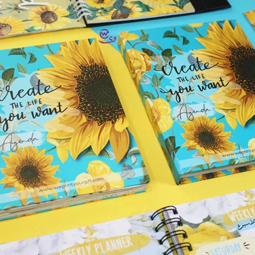 Agenda - ( 91 Papers -182 pages ) -Sunflowers - WE PRINT