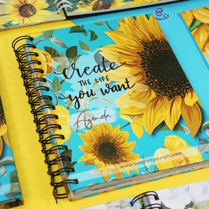 Agenda - ( 91 Papers -182 pages ) -Sunflowers - WE PRINT