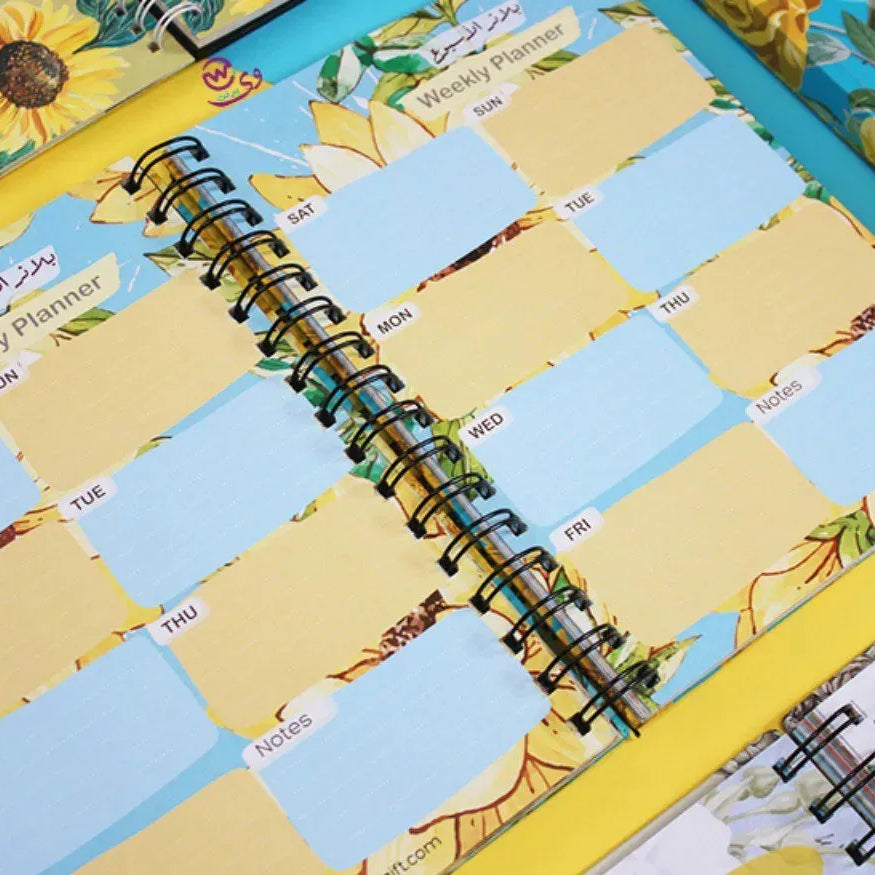 Agenda - ( 91 Papers -182 pages ) -Sunflowers - WE PRINT