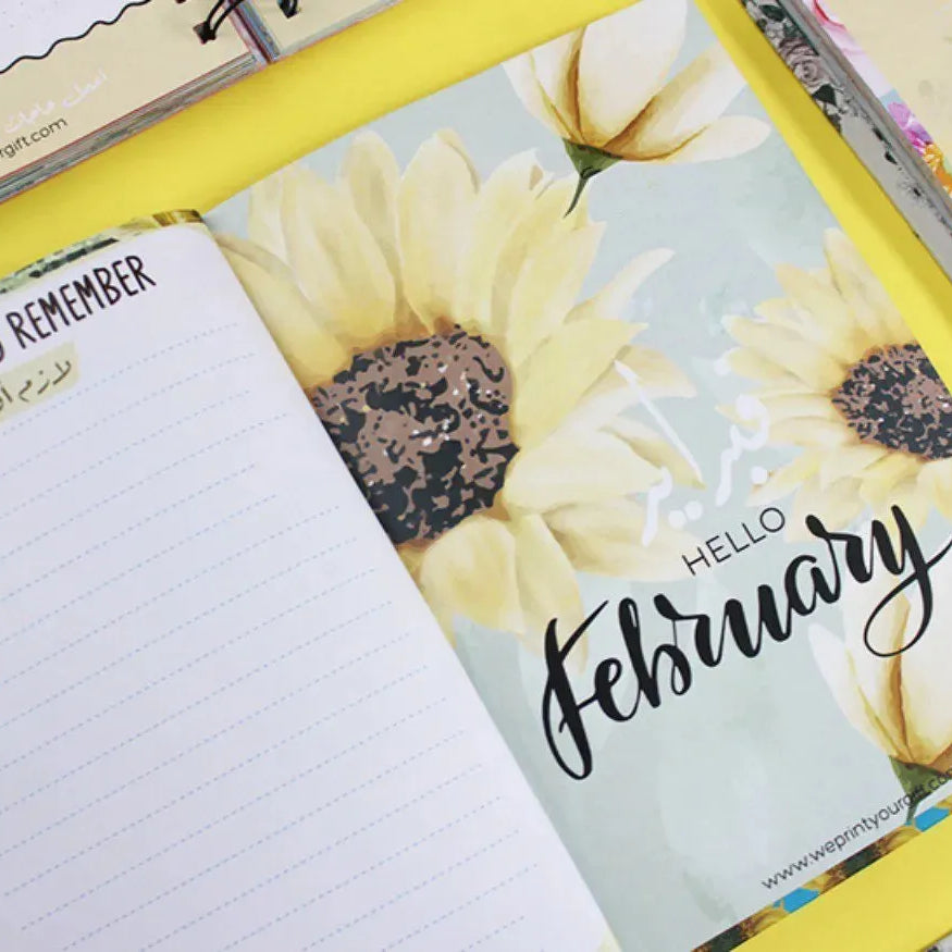 Agenda - ( 91 Papers -182 pages ) -Sunflowers - WE PRINT