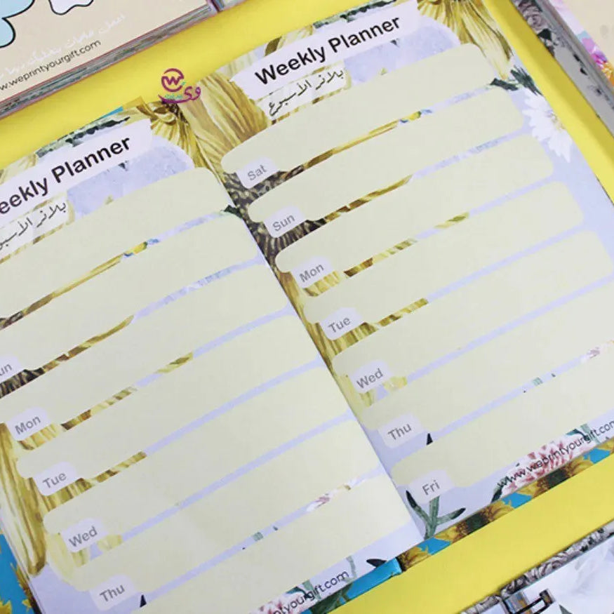 Agenda - ( 91 Papers -182 pages ) -Sunflowers - WE PRINT