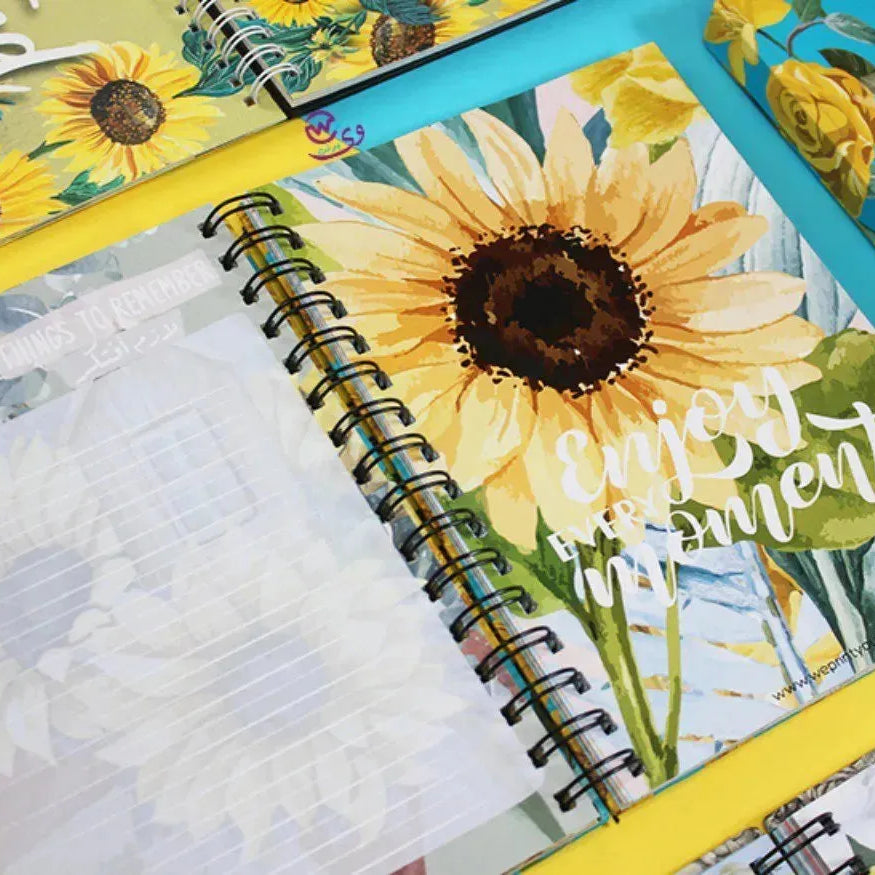 Agenda - ( 91 Papers -182 pages ) -Sunflowers - WE PRINT