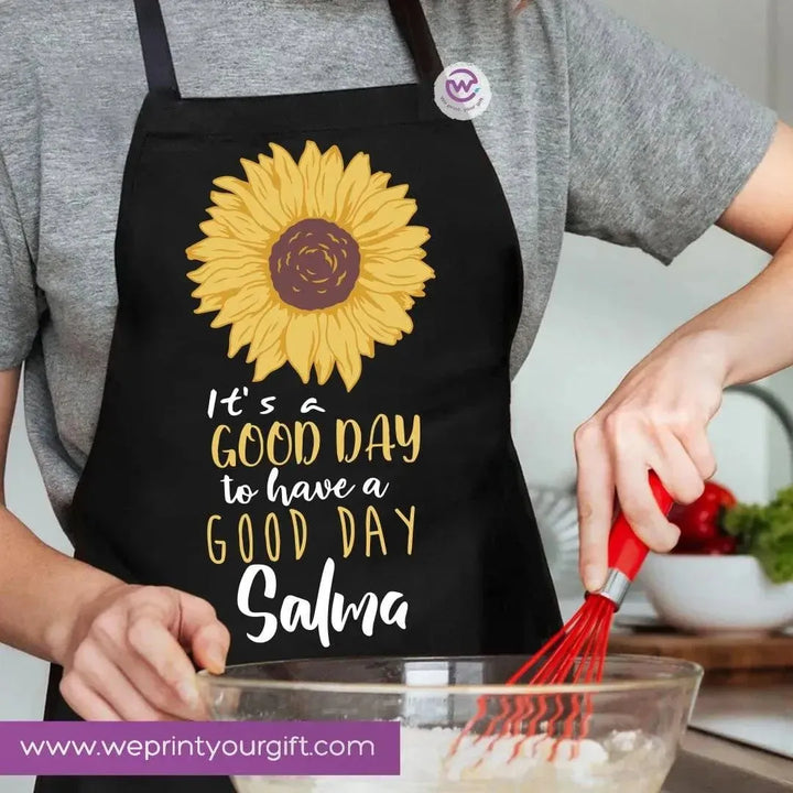 Apron- Names-flowers - WE PRINT