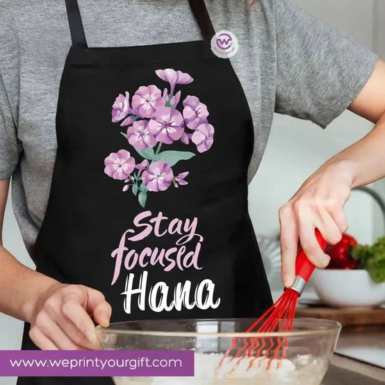 Apron- Names-flowers - WE PRINT