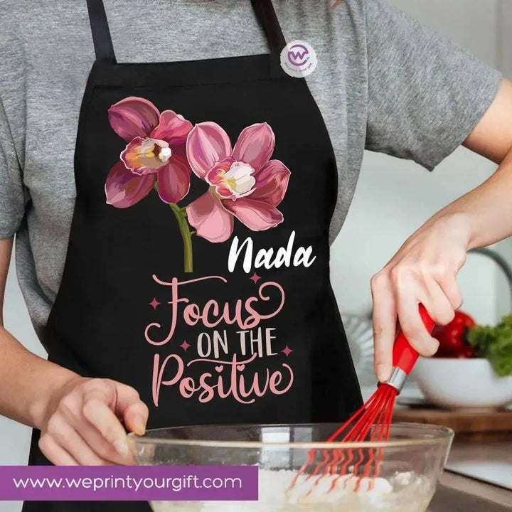 Apron- Names-flowers - WE PRINT