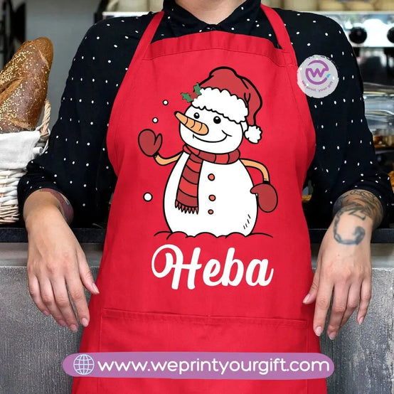 Apron-Snow man - WE PRINT