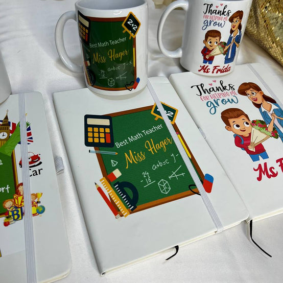 White Notebook with Elastic Band - Buy 2 Get 1 Free