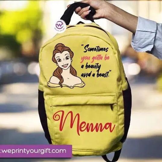 Backpack- DISNEY PRINCESS - WE PRINT